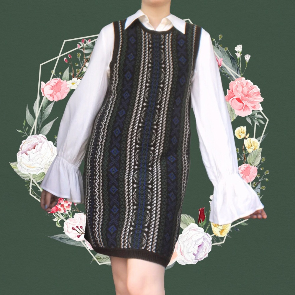Vintage vest dress